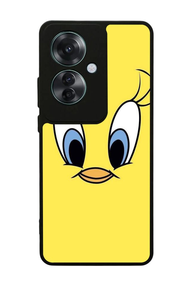 Oppo Reno 11F Uyumlu Tweety Tasarımlı Glossy Premium Kılıf