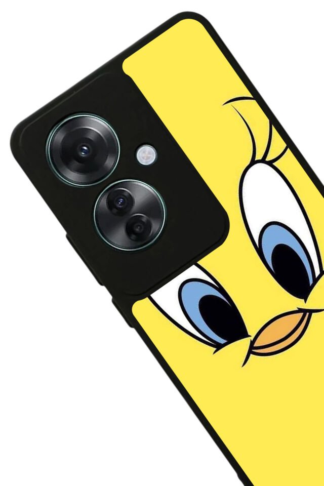 Oppo Reno 11F Uyumlu Tweety Tasarımlı Glossy Premium Kılıf