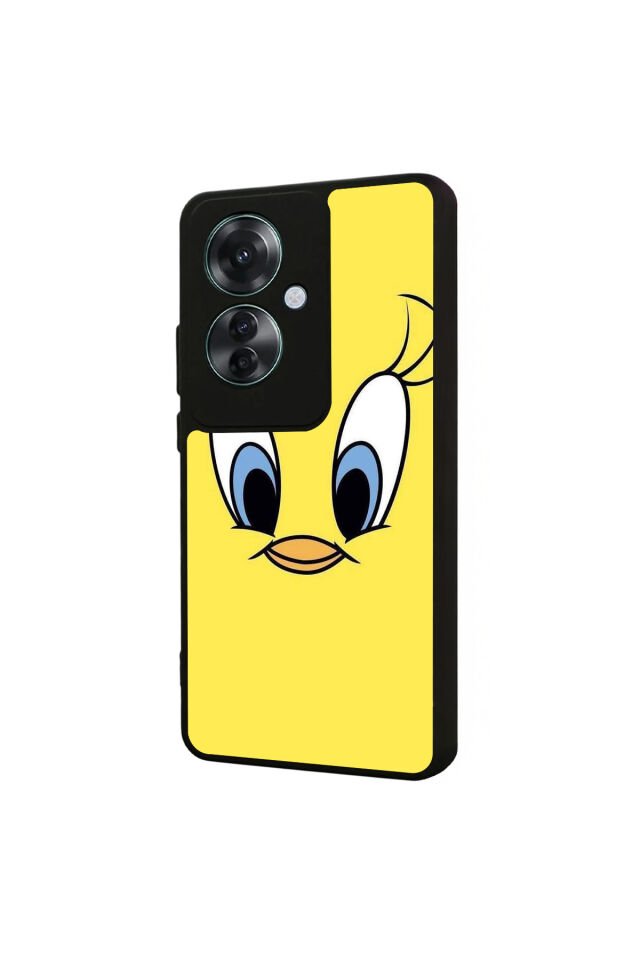 Oppo Reno 11F Uyumlu Tweety Tasarımlı Glossy Premium Kılıf
