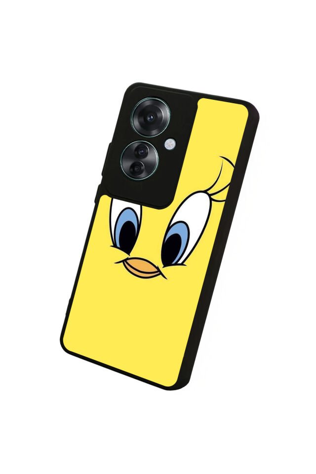 Oppo Reno 11F Uyumlu Tweety Tasarımlı Glossy Premium Kılıf