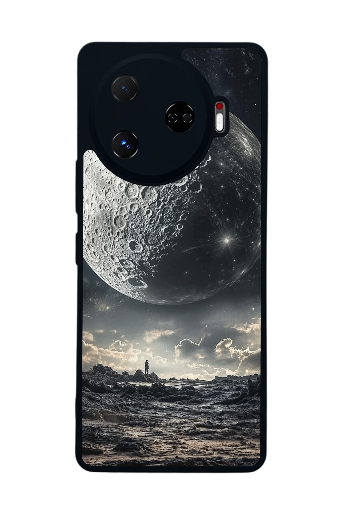 Tecno Camon 30 Pro Uyumlu Ay Tasarımlı Glossy Premium Kılıf