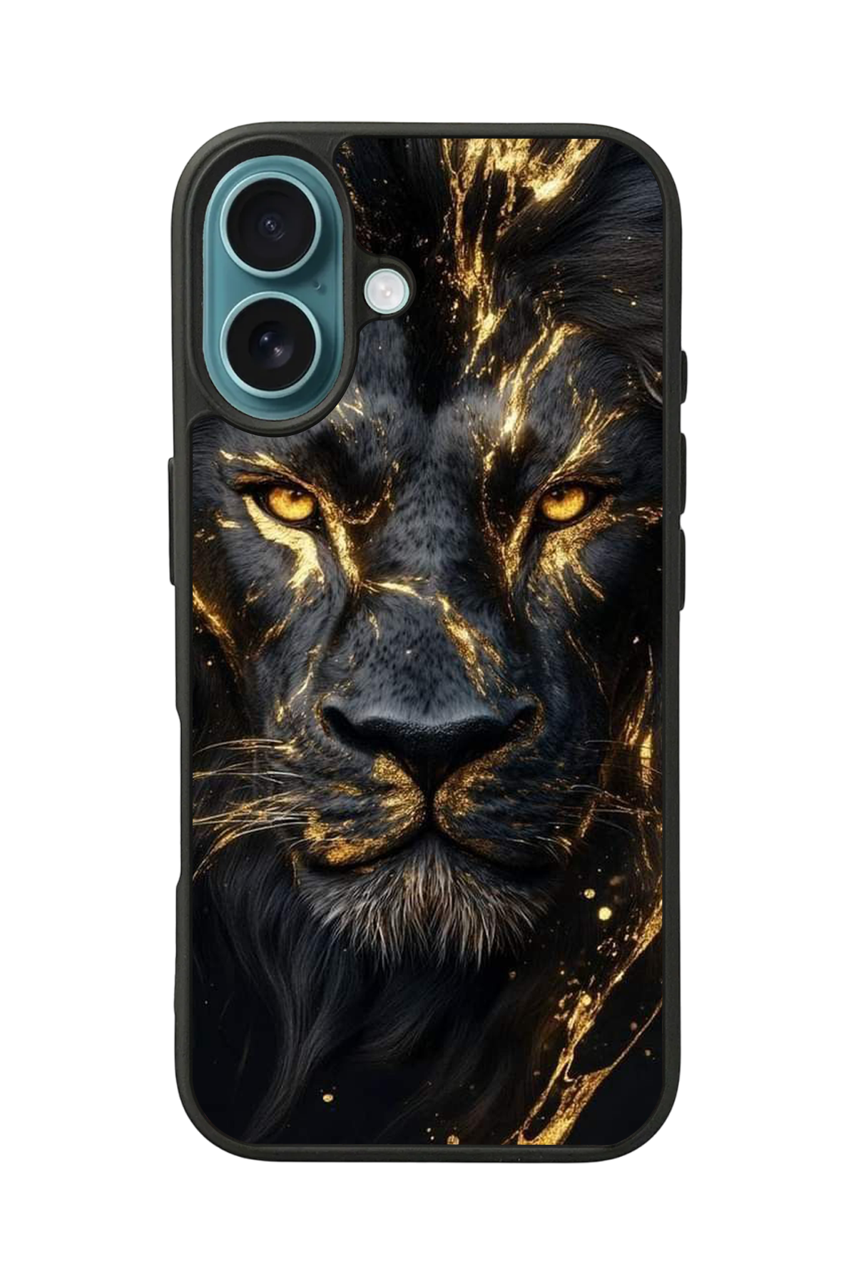 iPhone 16 Plus Uyumlu Aslan Tasarımlı Glossy Premium Kılıf