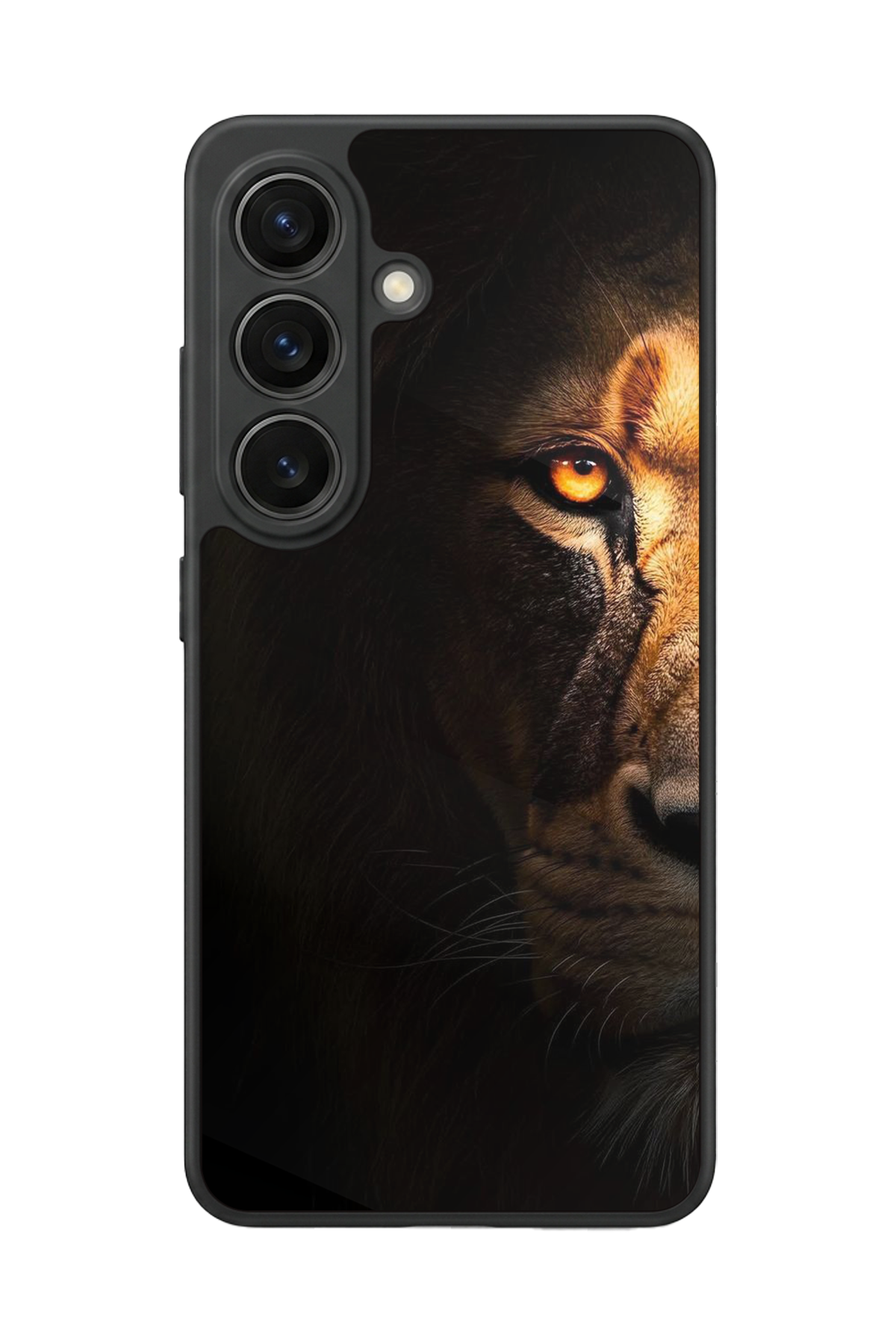 Samsung Galaxy S26 Uyumlu Aslan Tasarımlı Glossy Premium Kılıf