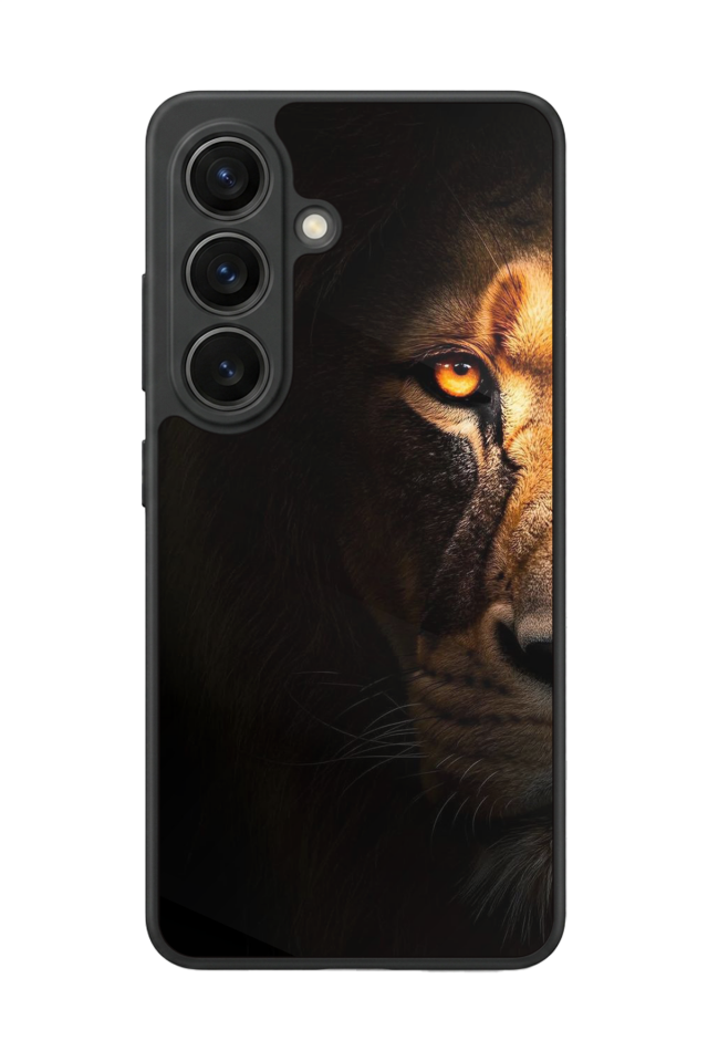 Samsung Galaxy S26 Uyumlu Aslan Tasarımlı Glossy Premium Kılıf