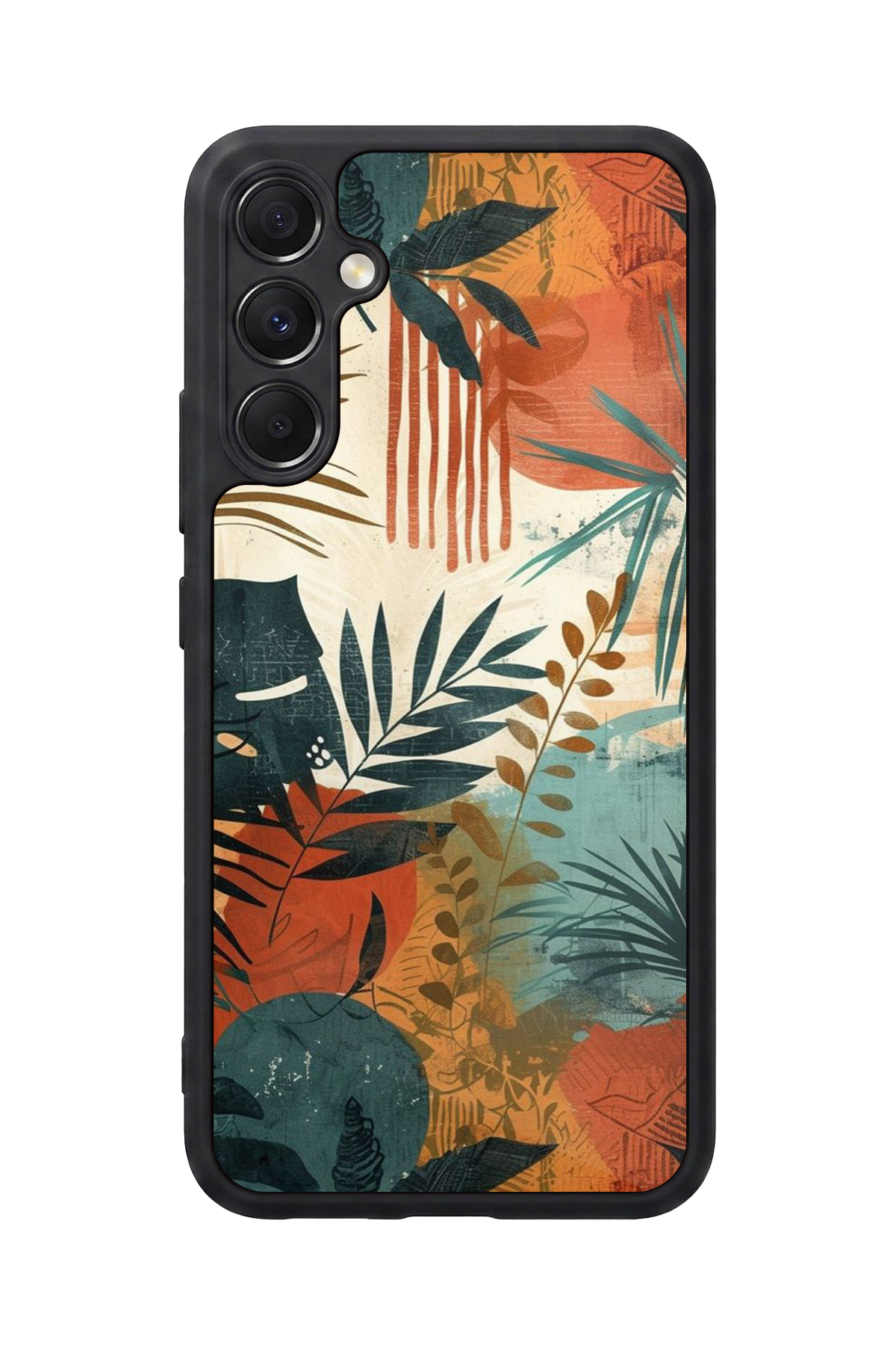 Samsung Galaxy M34 Uyumlu Botanik Tasarımlı Glossy Premium Kılıf