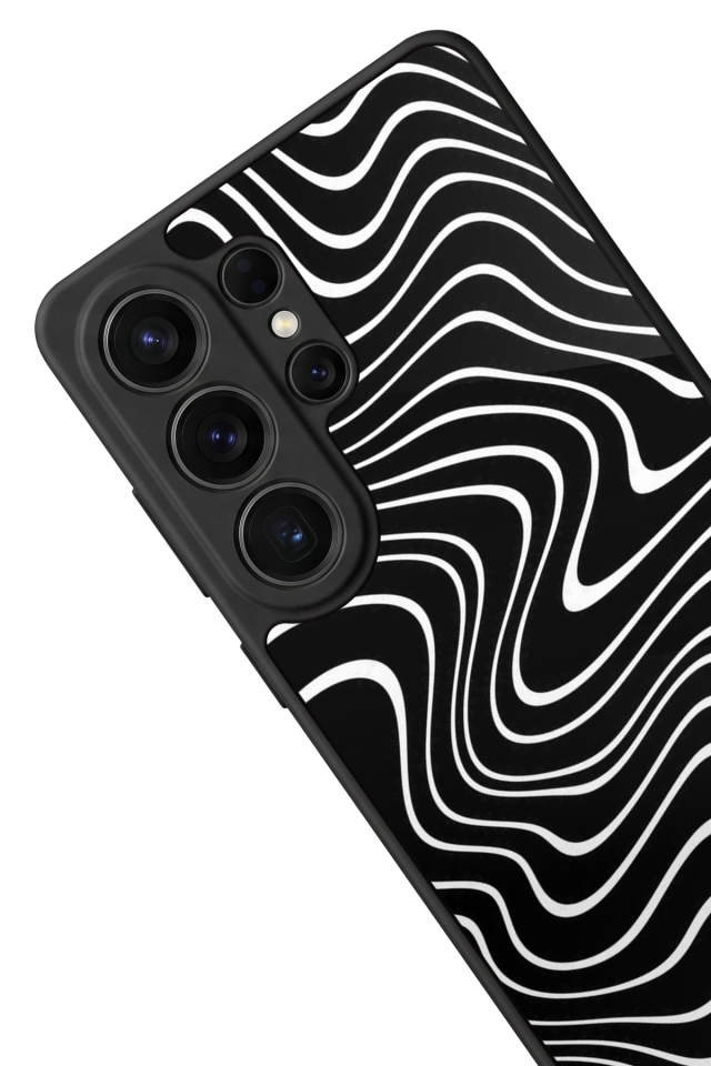 Samsung Galaxy S26 Ultra Uyumlu Çizgi Sanatı Tasarımlı Glossy Premium Kılıf