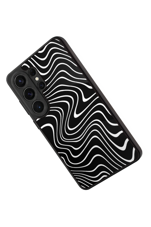 Samsung Galaxy S26 Ultra Uyumlu Çizgi Sanatı Tasarımlı Glossy Premium Kılıf