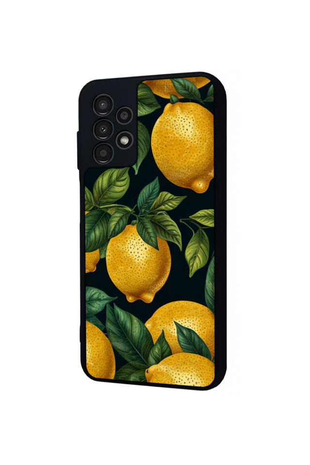 Samsung Galaxy A23 Uyumlu Limon Tasarımlı Glossy Premium Kılıf