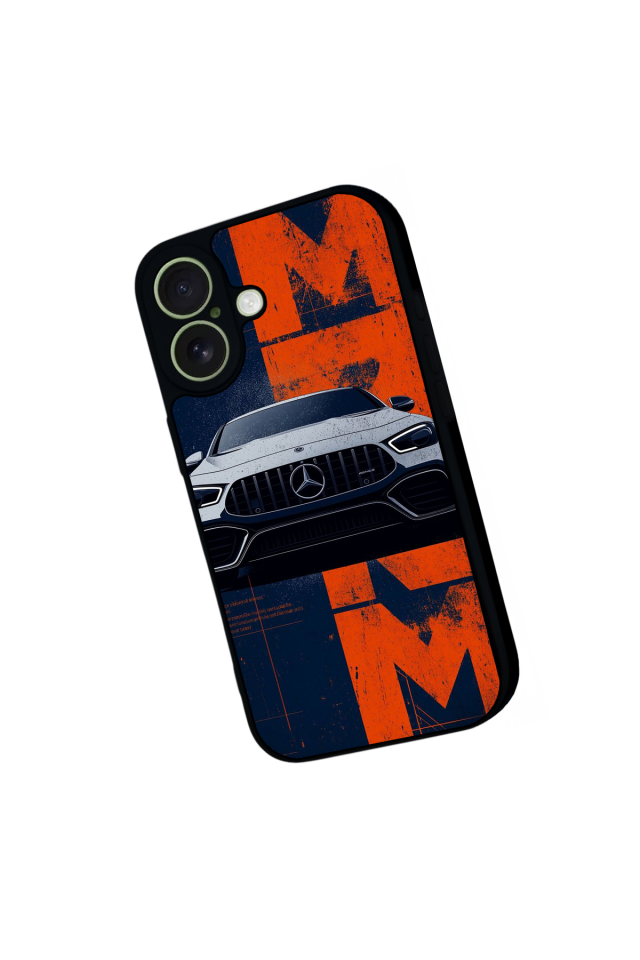 iPhone 17 Uyumlu Mercedes Tasarımlı Glossy Premium Kılıf