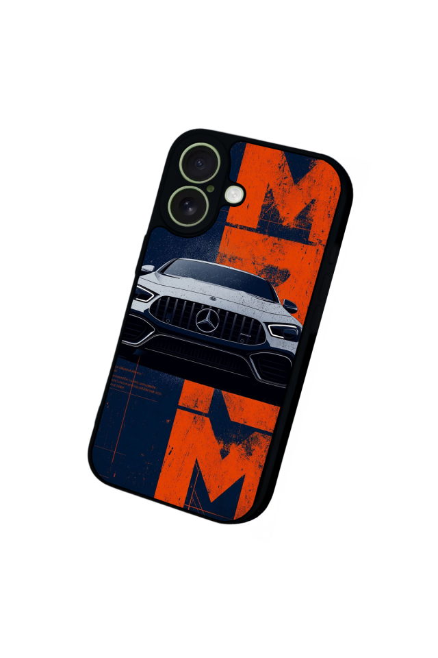 iPhone 17 Uyumlu Mercedes Tasarımlı Glossy Premium Kılıf