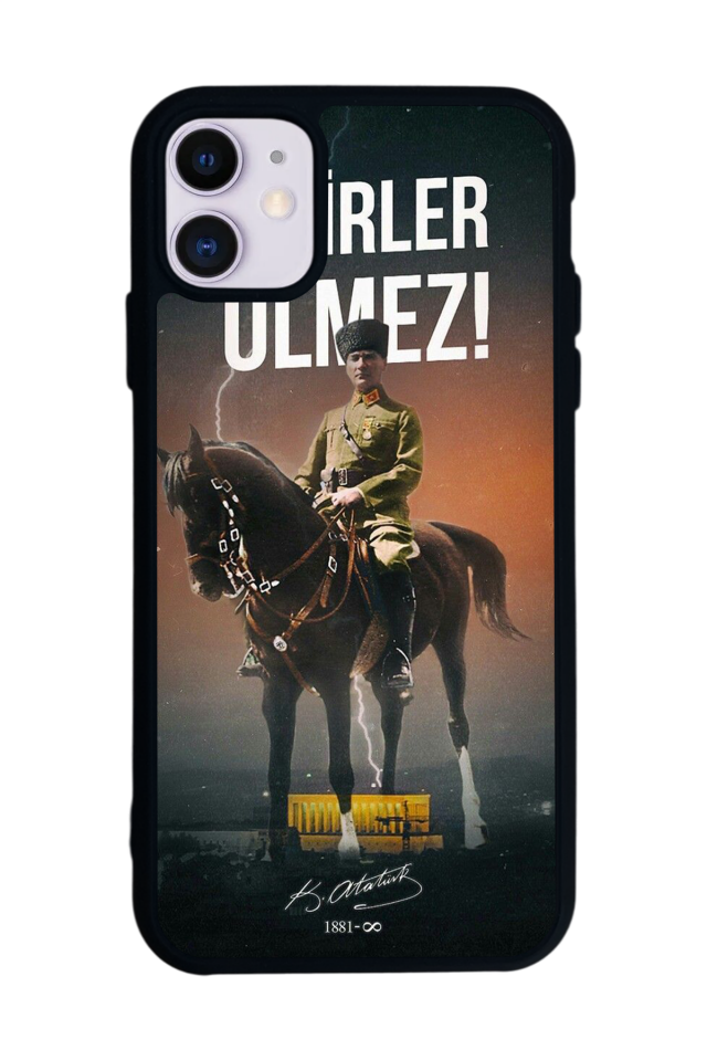 iPhone 11 Uyumlu Mustafa Kemal Ataturk Tasarımlı Glossy Premium Kılıf