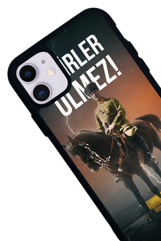 iPhone 11 Uyumlu Mustafa Kemal Ataturk Tasarımlı Glossy Premium Kılıf