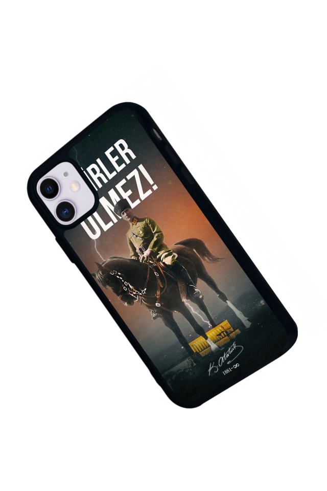 iPhone 11 Uyumlu Mustafa Kemal Ataturk Tasarımlı Glossy Premium Kılıf