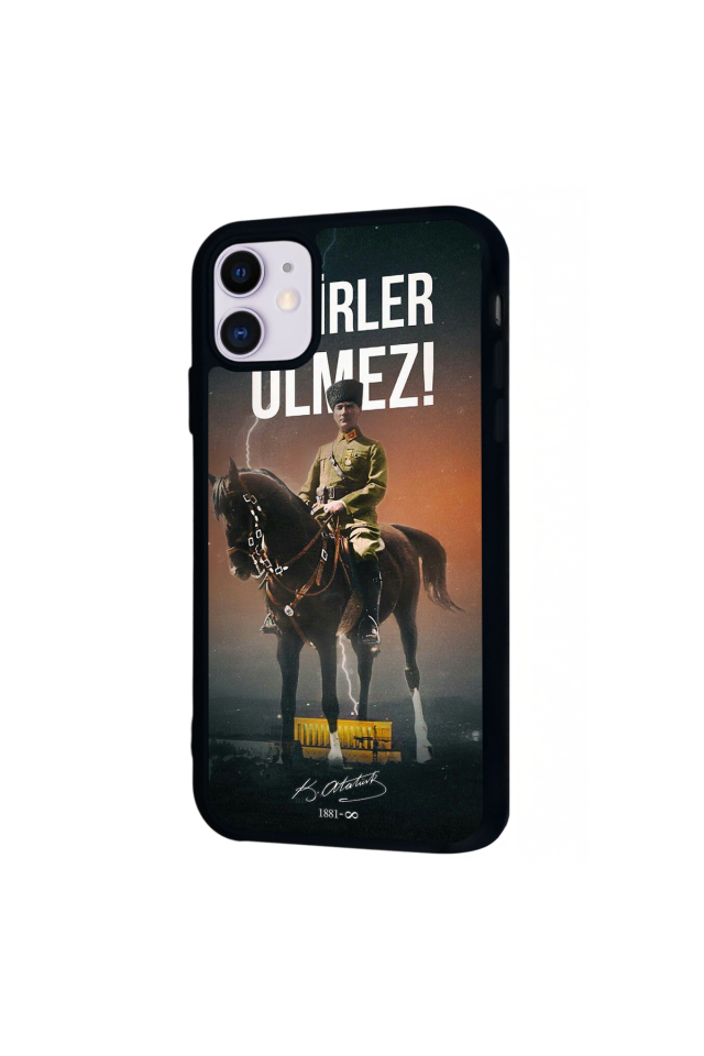 iPhone 11 Uyumlu Mustafa Kemal Ataturk Tasarımlı Glossy Premium Kılıf