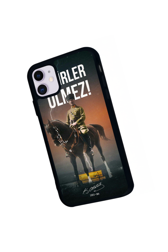 iPhone 11 Uyumlu Mustafa Kemal Ataturk Tasarımlı Glossy Premium Kılıf