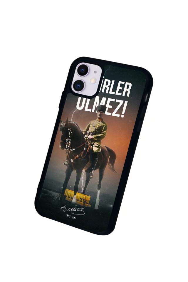 iPhone 11 Uyumlu Mustafa Kemal Ataturk Tasarımlı Glossy Premium Kılıf