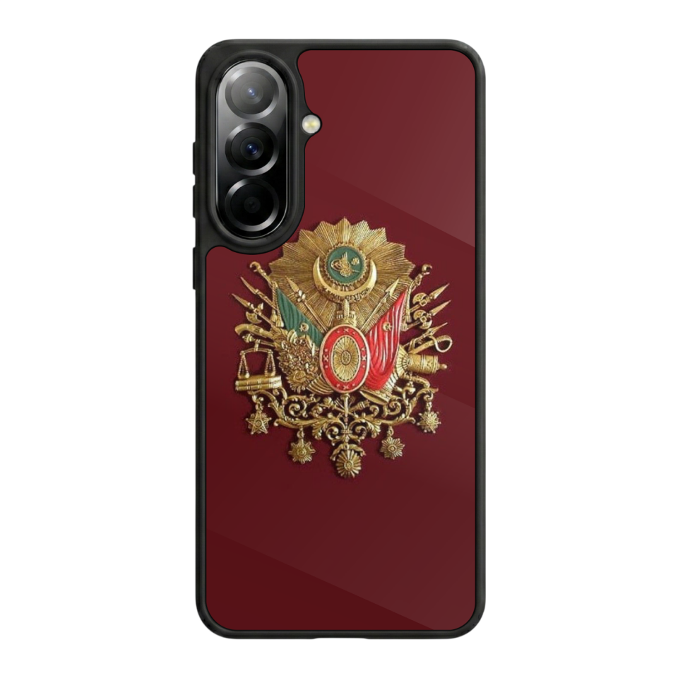 Samsung Galaxy A57 Uyumlu Osmanli Tugrasi Tasarımlı Glossy Premium Kılıf