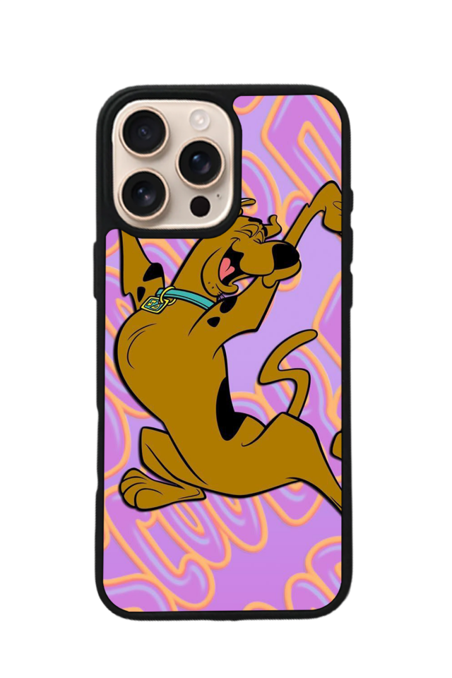iPhone 16 Pro Uyumlu Scooby Doo Tasarımlı Glossy Premium Kılıf