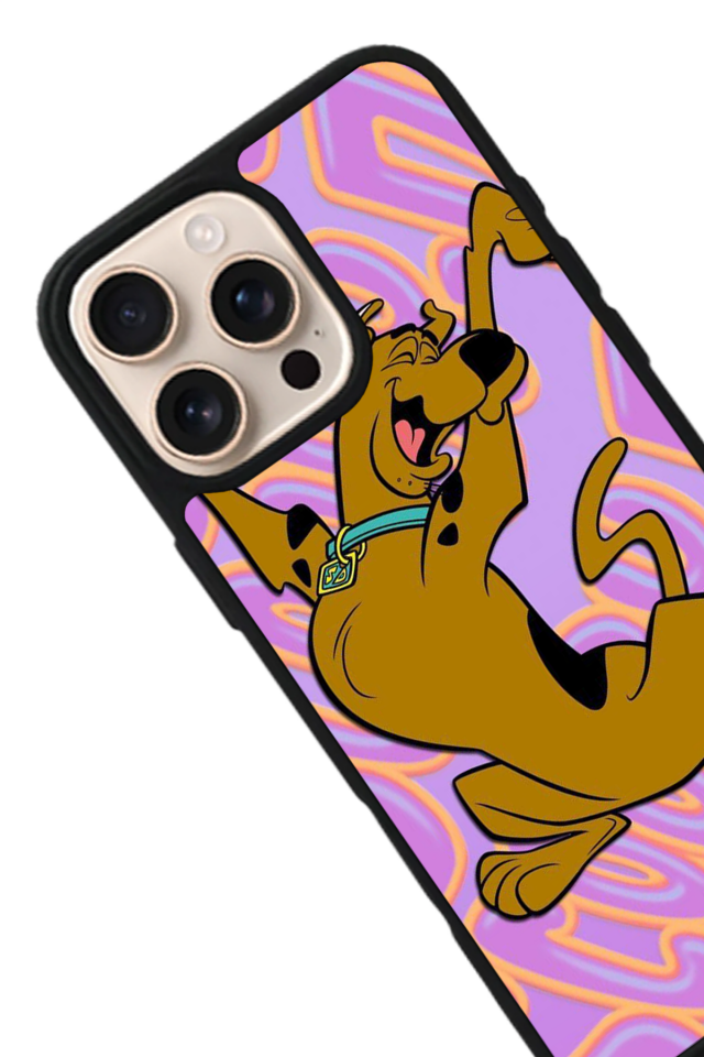 iPhone 16 Pro Uyumlu Scooby Doo Tasarımlı Glossy Premium Kılıf