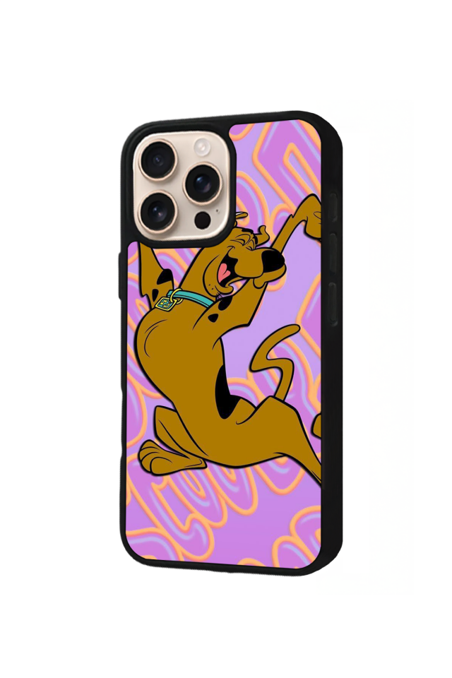 iPhone 16 Pro Uyumlu Scooby Doo Tasarımlı Glossy Premium Kılıf