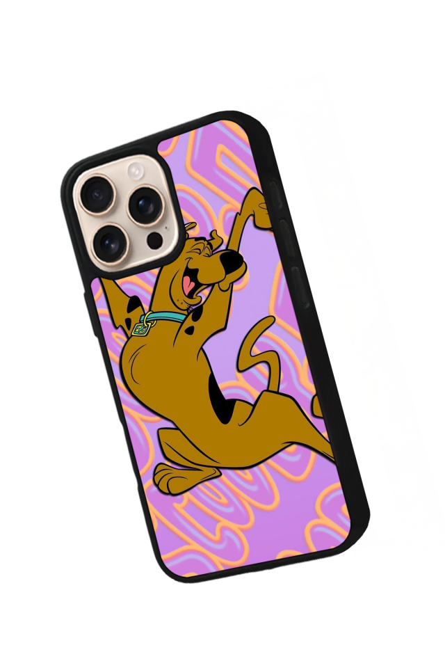 iPhone 16 Pro Uyumlu Scooby Doo Tasarımlı Glossy Premium Kılıf