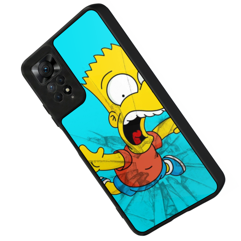 Xiaomi Redmi Note 11 Pro Uyumlu The Simpsons Tasarımlı Glossy Premium Kılıf