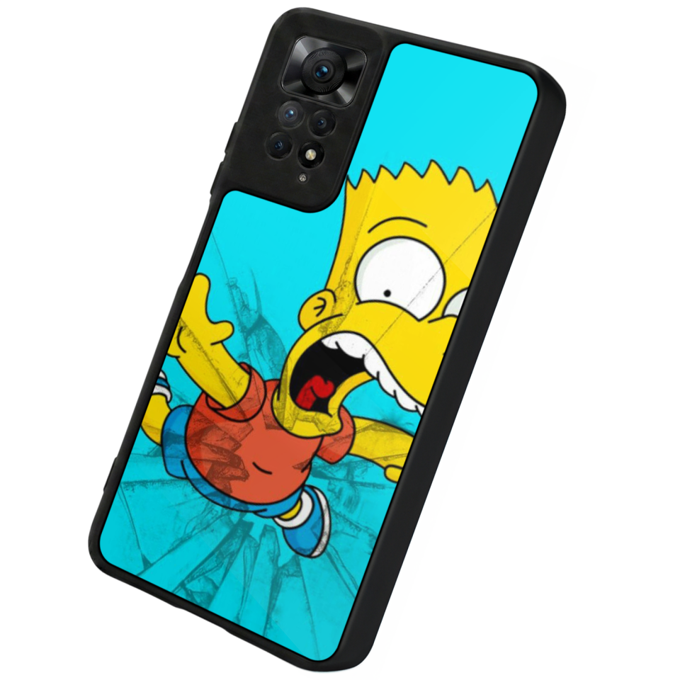 Xiaomi Redmi Note 11 Pro Uyumlu The Simpsons Tasarımlı Glossy Premium Kılıf