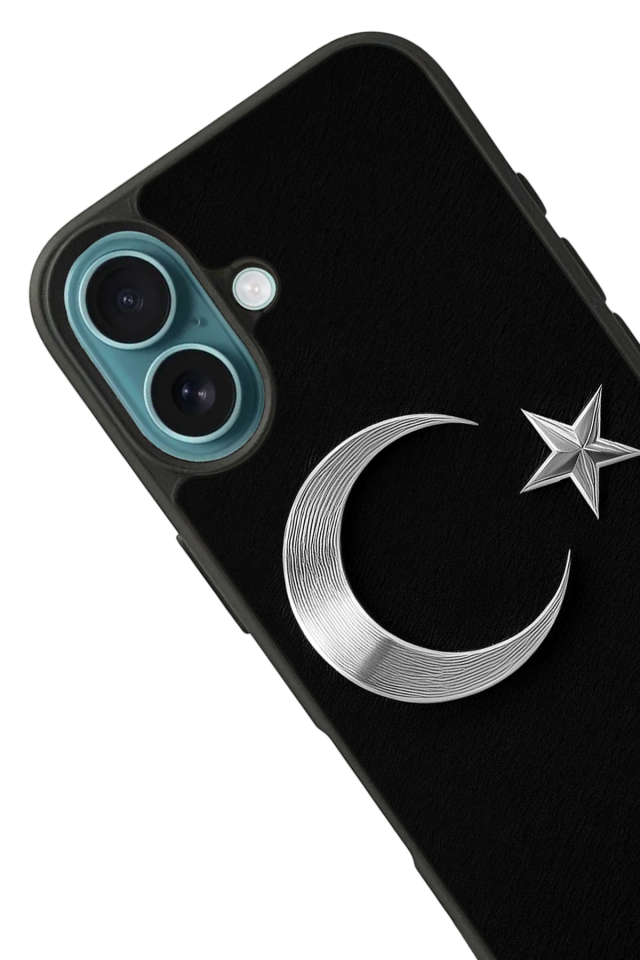 iPhone 16 Uyumlu Türk Bayragi Tasarımlı Glossy Premium Kılıf