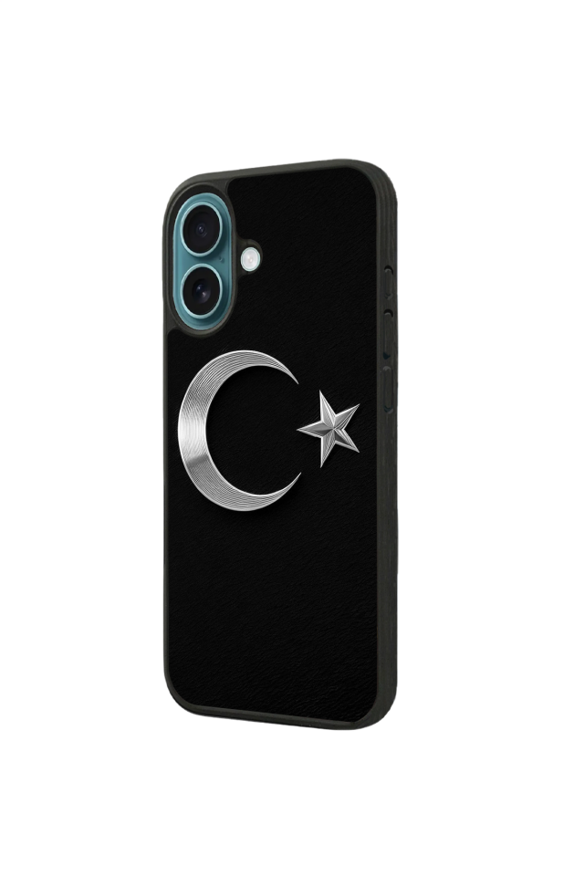 iPhone 16 Uyumlu Türk Bayragi Tasarımlı Glossy Premium Kılıf