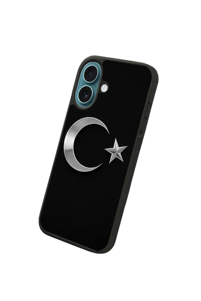 iPhone 16 Uyumlu Türk Bayragi Tasarımlı Glossy Premium Kılıf