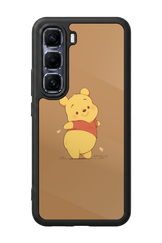 Infinix Hot 60 Pro Plus Uyumlu Winnie Tasarımlı Glossy Premium Kılıf