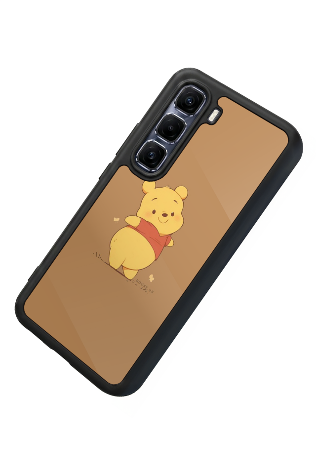 Infinix Hot 60 Pro Plus Uyumlu Winnie Tasarımlı Glossy Premium Kılıf