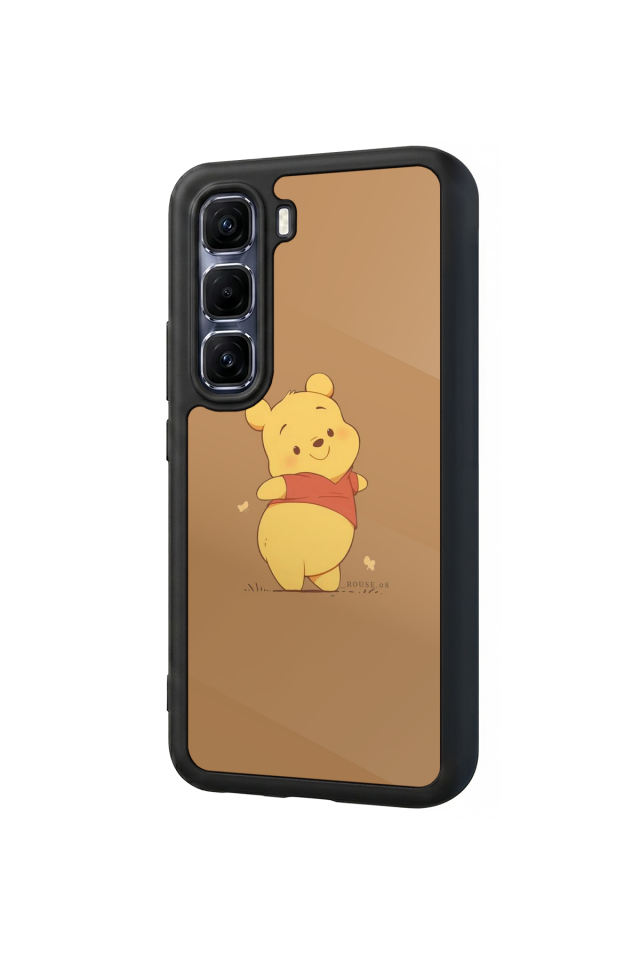 Infinix Hot 60 Pro Plus Uyumlu Winnie Tasarımlı Glossy Premium Kılıf