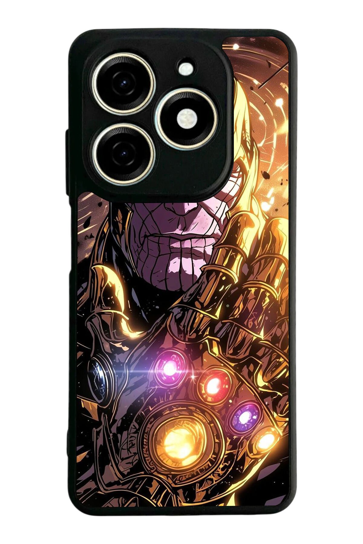 Tecno Spark 20/20C Uyumlu Thanos Tasarımlı Glossy Premium Kılıf