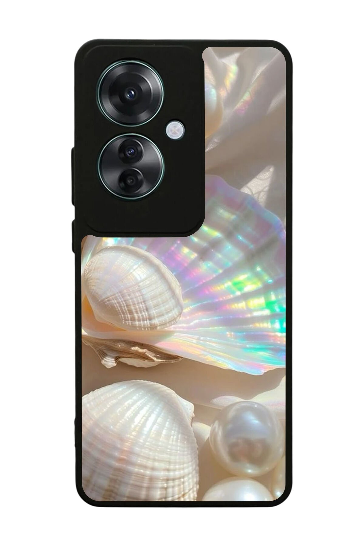 Oppo Reno 11F Uyumlu İnci Tasarımlı Glossy Premium Kılıf