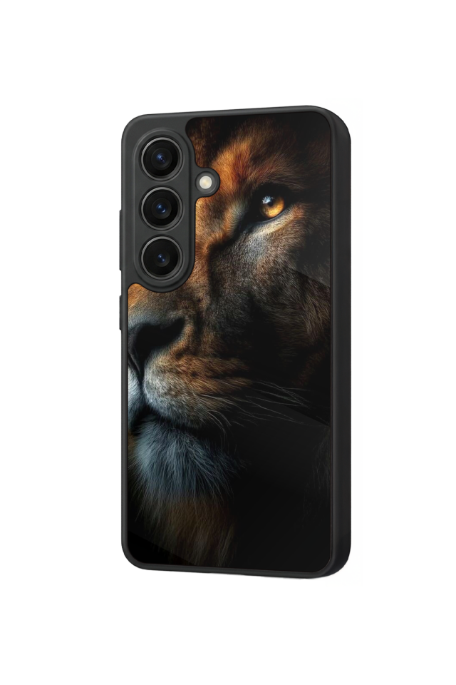 Samsung Galaxy S26 Uyumlu Aslan Tasarımlı Glossy Premium Kılıf