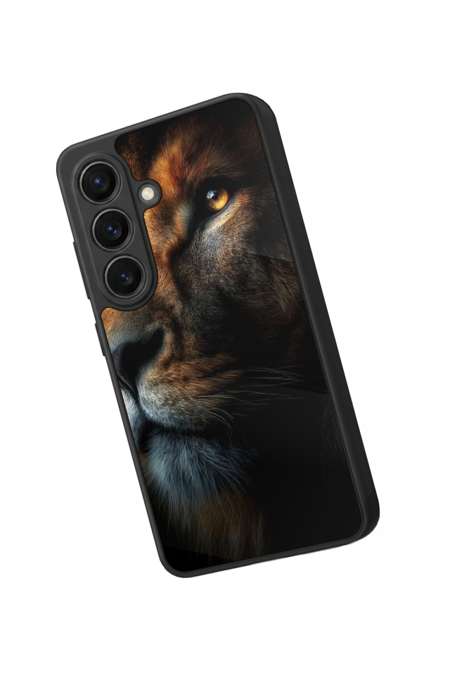 Samsung Galaxy S26 Uyumlu Aslan Tasarımlı Glossy Premium Kılıf
