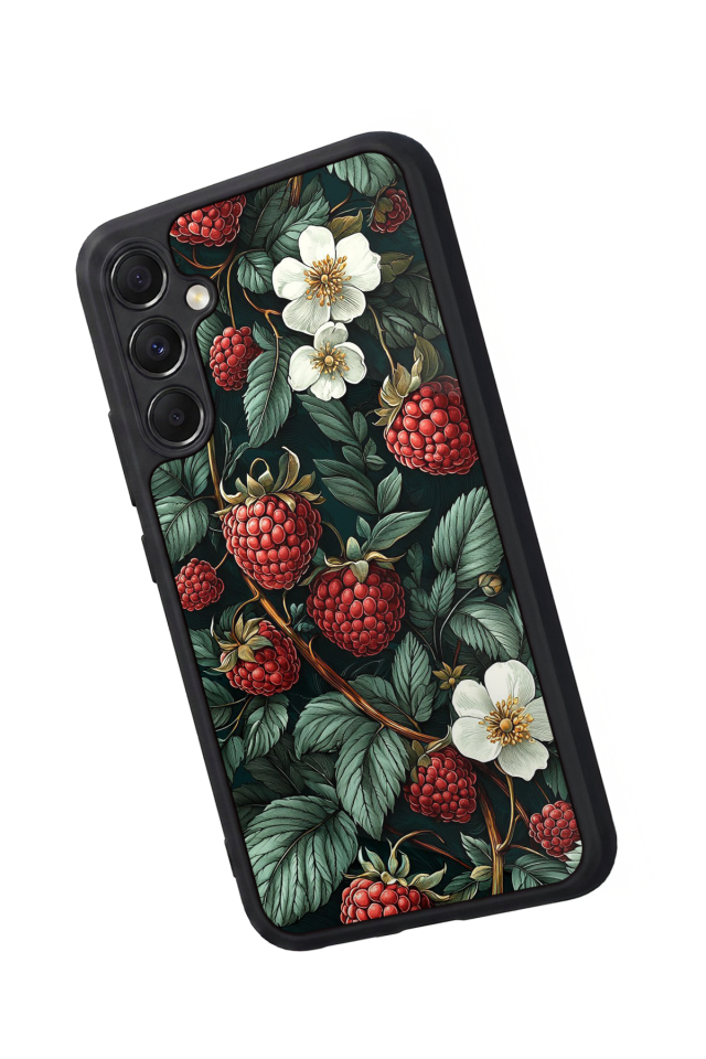 Samsung Galaxy M34 Uyumlu Botanik Tasarımlı Glossy Premium Kılıf