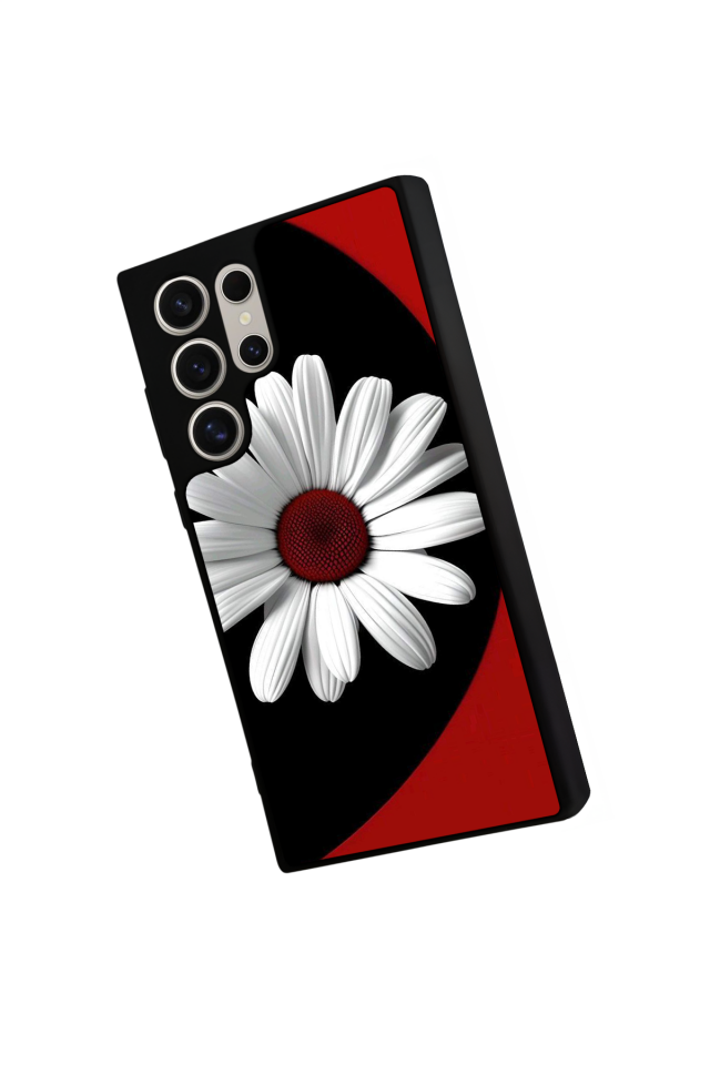 Samsung Galaxy S23 Ultra Uyumlu Cicek Tasarımlı Glossy Premium Kılıf