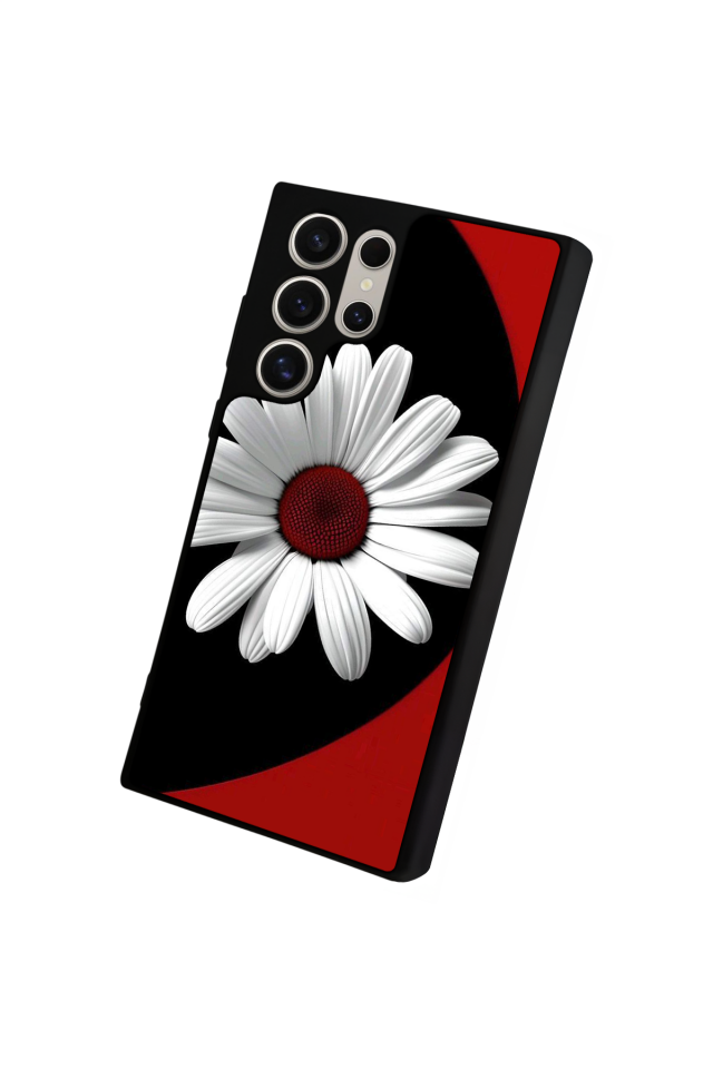 Samsung Galaxy S23 Ultra Uyumlu Cicek Tasarımlı Glossy Premium Kılıf