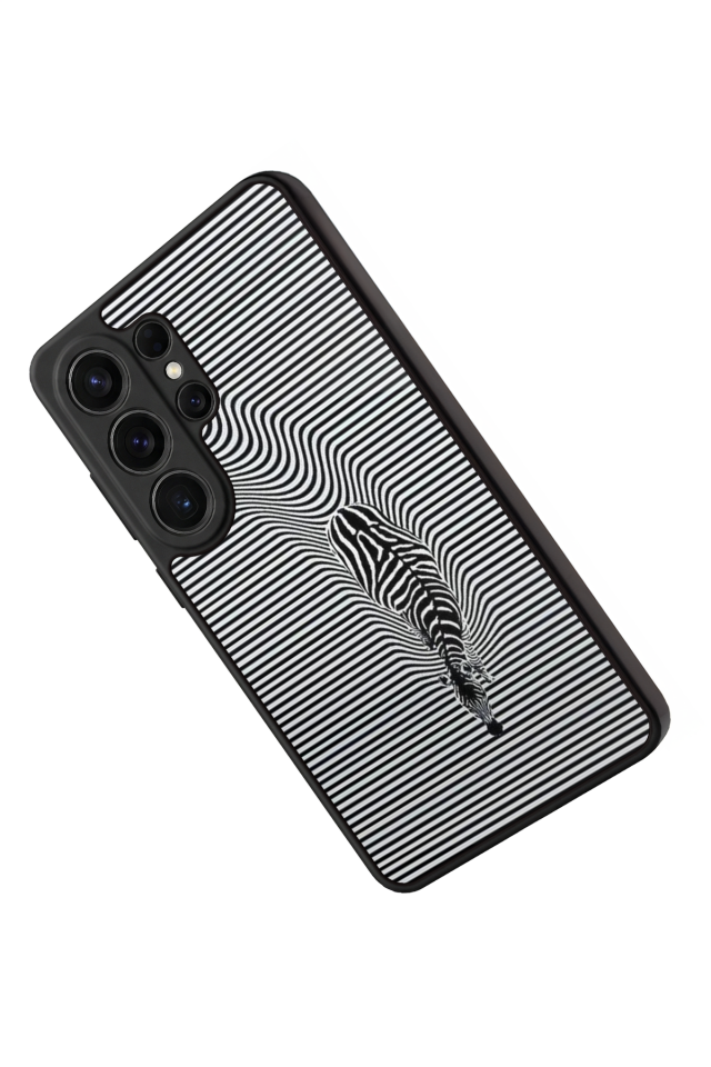 Samsung Galaxy S26 Ultra Uyumlu Çizgi Sanatı Tasarımlı Glossy Premium Kılıf