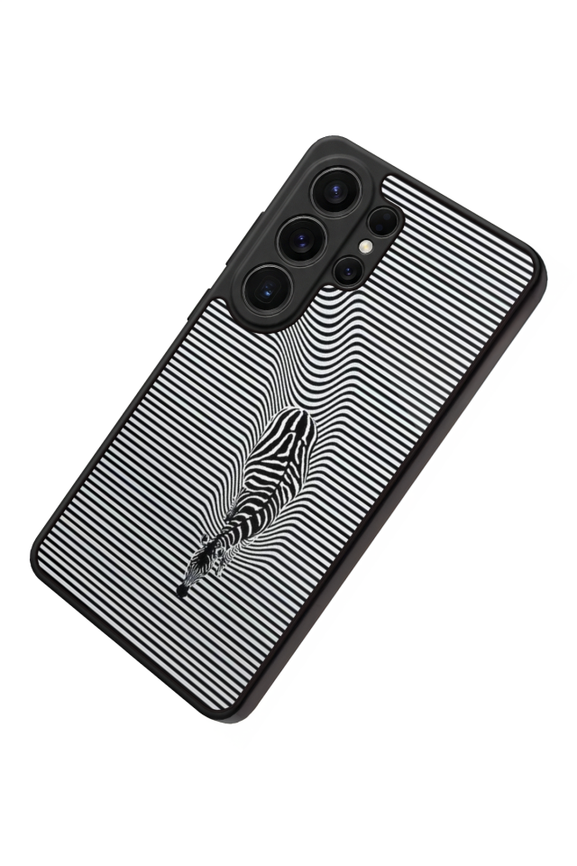 Samsung Galaxy S26 Ultra Uyumlu Çizgi Sanatı Tasarımlı Glossy Premium Kılıf