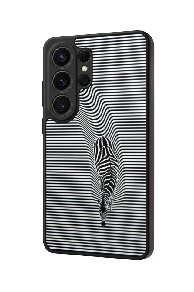Samsung Galaxy S26 Ultra Uyumlu Çizgi Sanatı Tasarımlı Glossy Premium Kılıf
