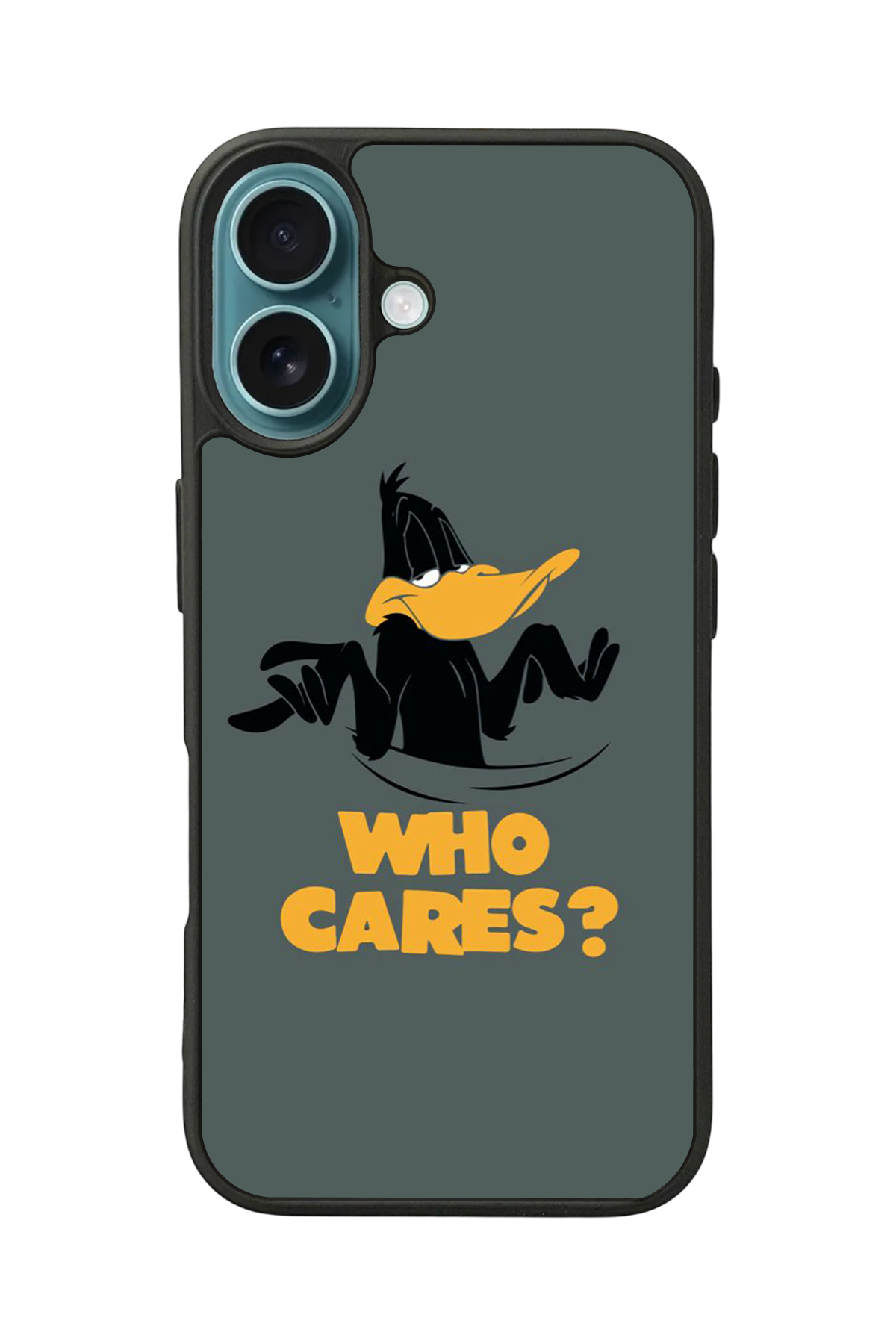iPhone 16 Uyumlu Daffy duck Tasarımlı Glossy Premium Kılıf