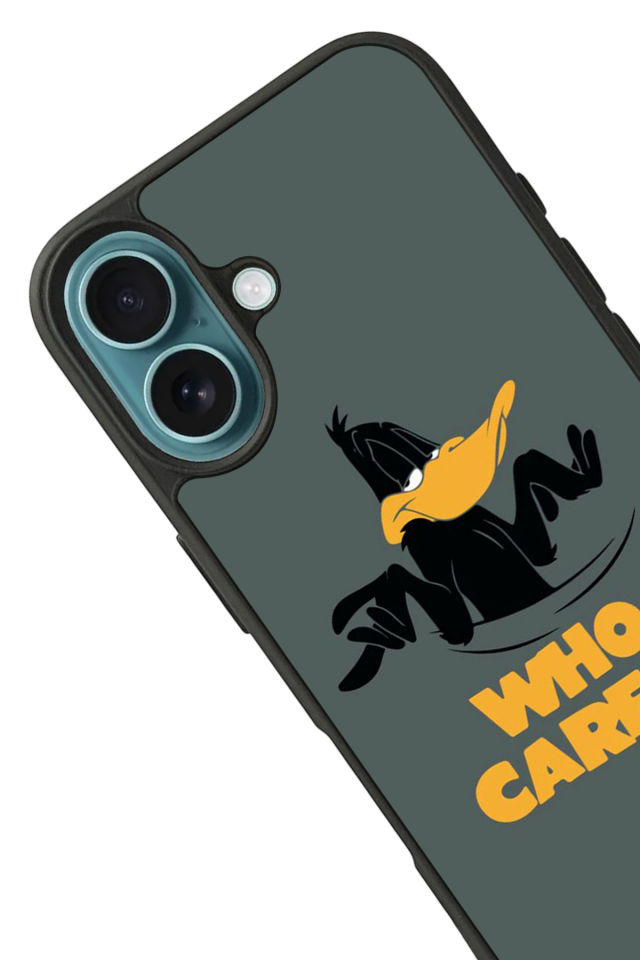 iPhone 16 Uyumlu Daffy duck Tasarımlı Glossy Premium Kılıf