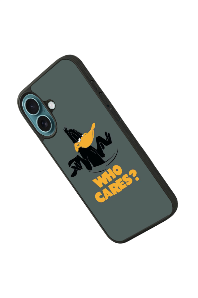 iPhone 16 Uyumlu Daffy duck Tasarımlı Glossy Premium Kılıf