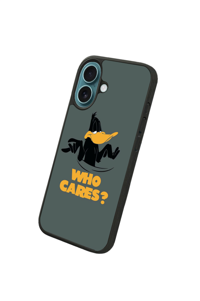 iPhone 16 Uyumlu Daffy duck Tasarımlı Glossy Premium Kılıf