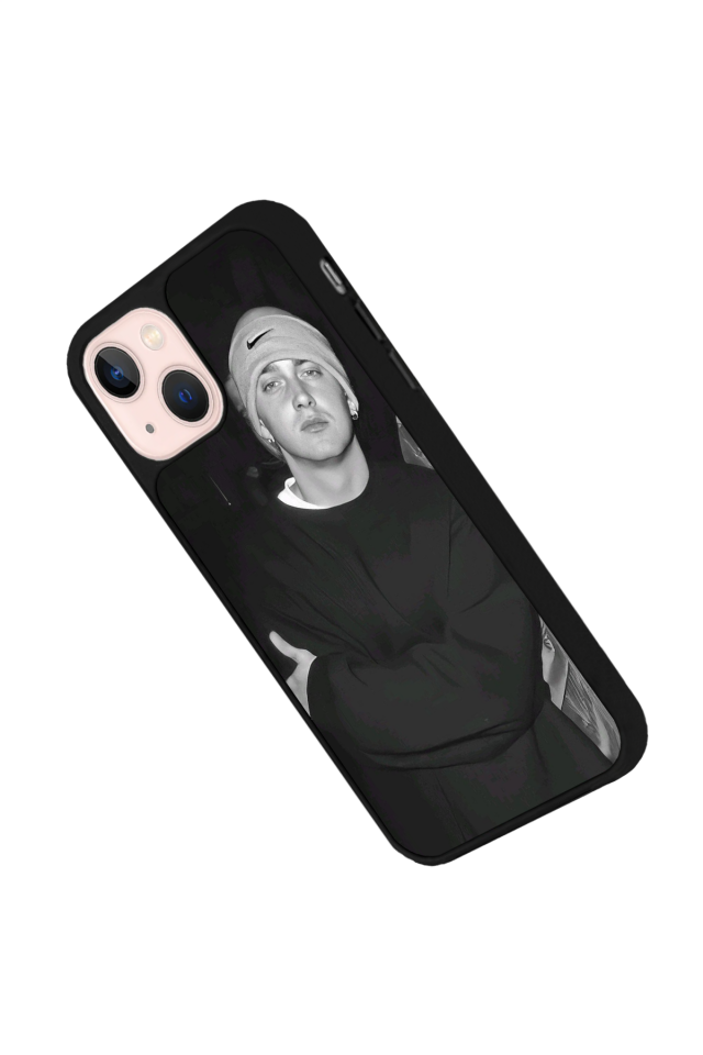 iPhone 15 Uyumlu Eminem Tasarımlı Glossy Premium Kılıf