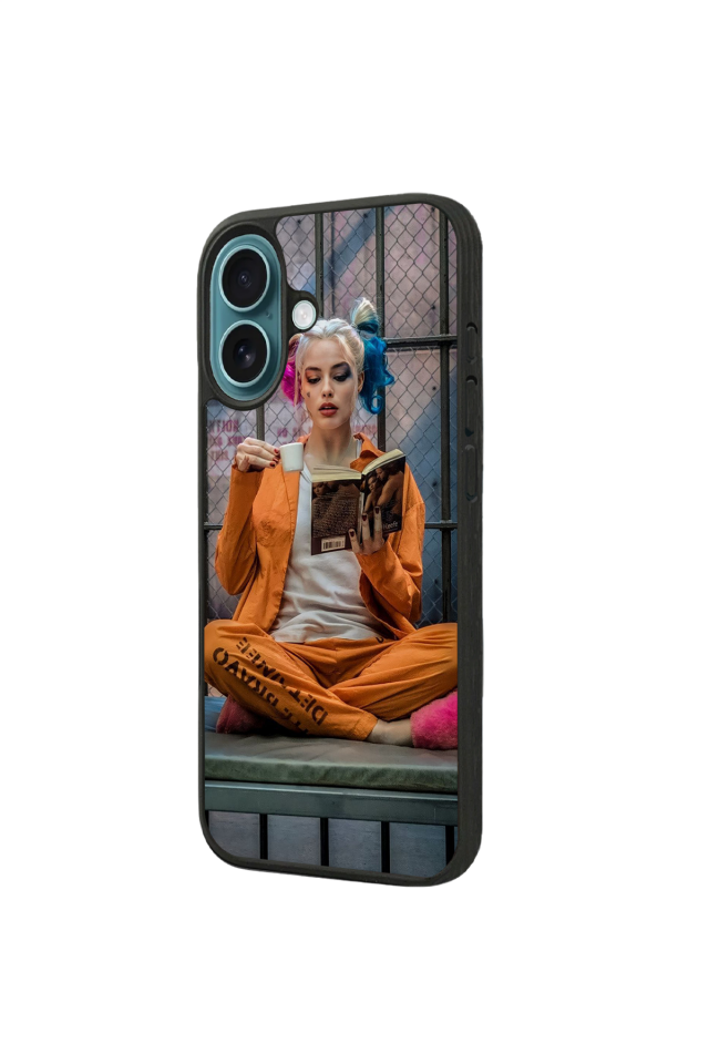 iPhone 16 Plus Uyumlu HarleyQueen Tasarımlı Glossy Premium Kılıf