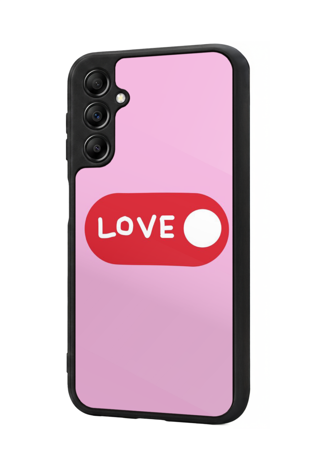 Samsung Galaxy A14 Uyumlu Kalp Love Tasarımlı Glossy Premium Kılıf